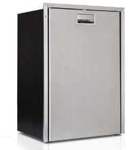 Load image into Gallery viewer, C130RXD4-F - 4.7 CU.FT FRONT LOADING STAINLESS STEEL REFRIGERATOR w/FREEZER COMPARTMENT, SS FRONT, FLUSH FLANGE STEELOCK LATCH EXTERNAL UNIT 12/24V 115/230VAC 50/60HZ
