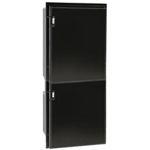 Load image into Gallery viewer, Cruise 195 Classic Fridge/Freezer - AC/DC, Left Swing, Black Door & Panel, 3 Side Black  Flange