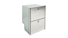 Load image into Gallery viewer, Double Drawer 160 LIGHT FREEZER ONLY with ICE MAKER 5.65 Cu. Ft. - Stainless  Steel - 4 sided flush mount flange - 115V AC