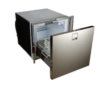 Load image into Gallery viewer, Drawer 100 REFRIGERATOR ONLY - Clean Touch Stainless Steel - 4 sided flush mount flange - AC/DC - Remote Mount Compressor