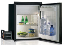 Load image into Gallery viewer, C75RBD4-F 23.7 CU.FT FRONT LOADING BLACK REFRIGERATOR w/FREEZER COMPARTMENT EXTERNAL UNIT ADJUSTABLE FLANGE AIRLOCK LATCH 12/24 115/230VAC 50/60HZ
