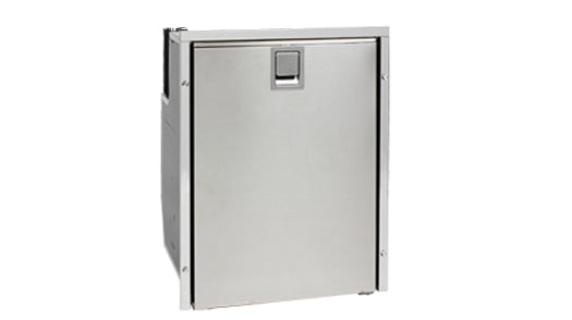Drawer 85 Stainless Steel Refrigerator with Freezer Compartment - AC/DC, 4 - Sided  Stainless Steel Flange
