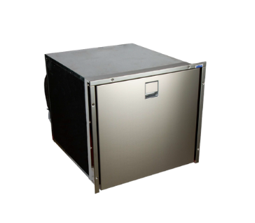 Drawer 100 REFRIGERATOR ONLY - Clean Touch Stainless Steel - 4 sided flush mount  flange - AC/DC - Remote Mount Compressor